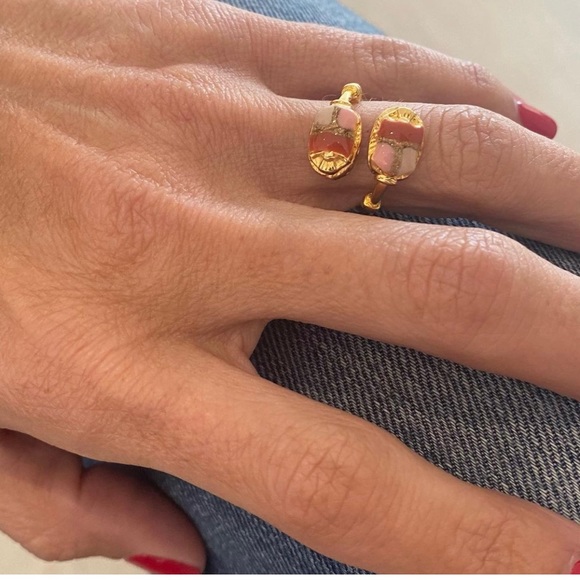Authentic Gas Bijoux Scaramouche adjustable gold tone ring! 💕 - Picture 3 of 3